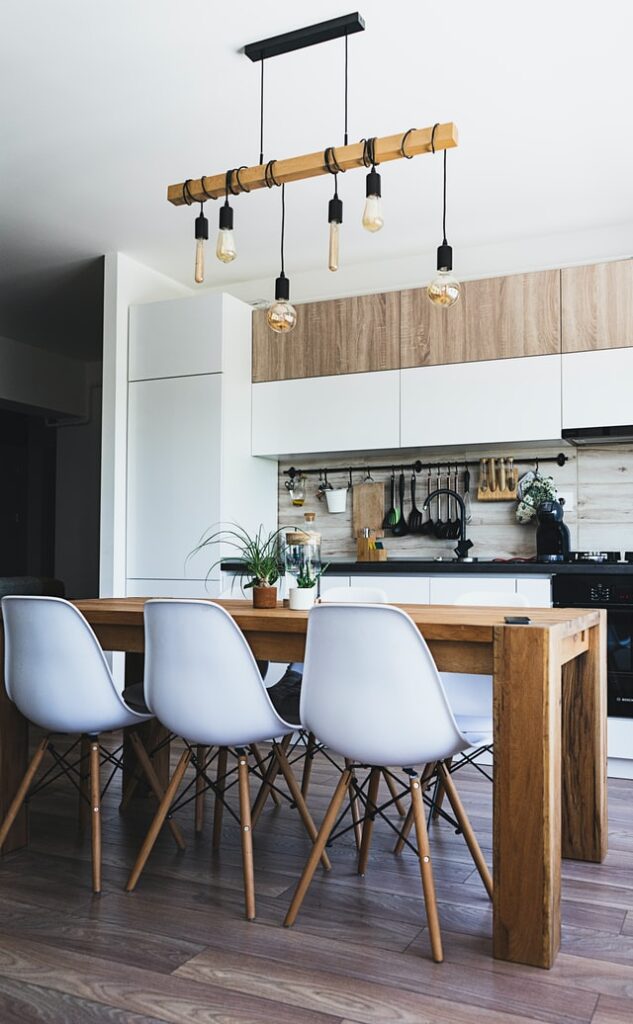 kitchen with decorations